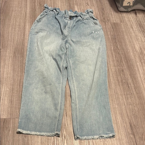 aerie Denim - Aerie size L paperbag pant